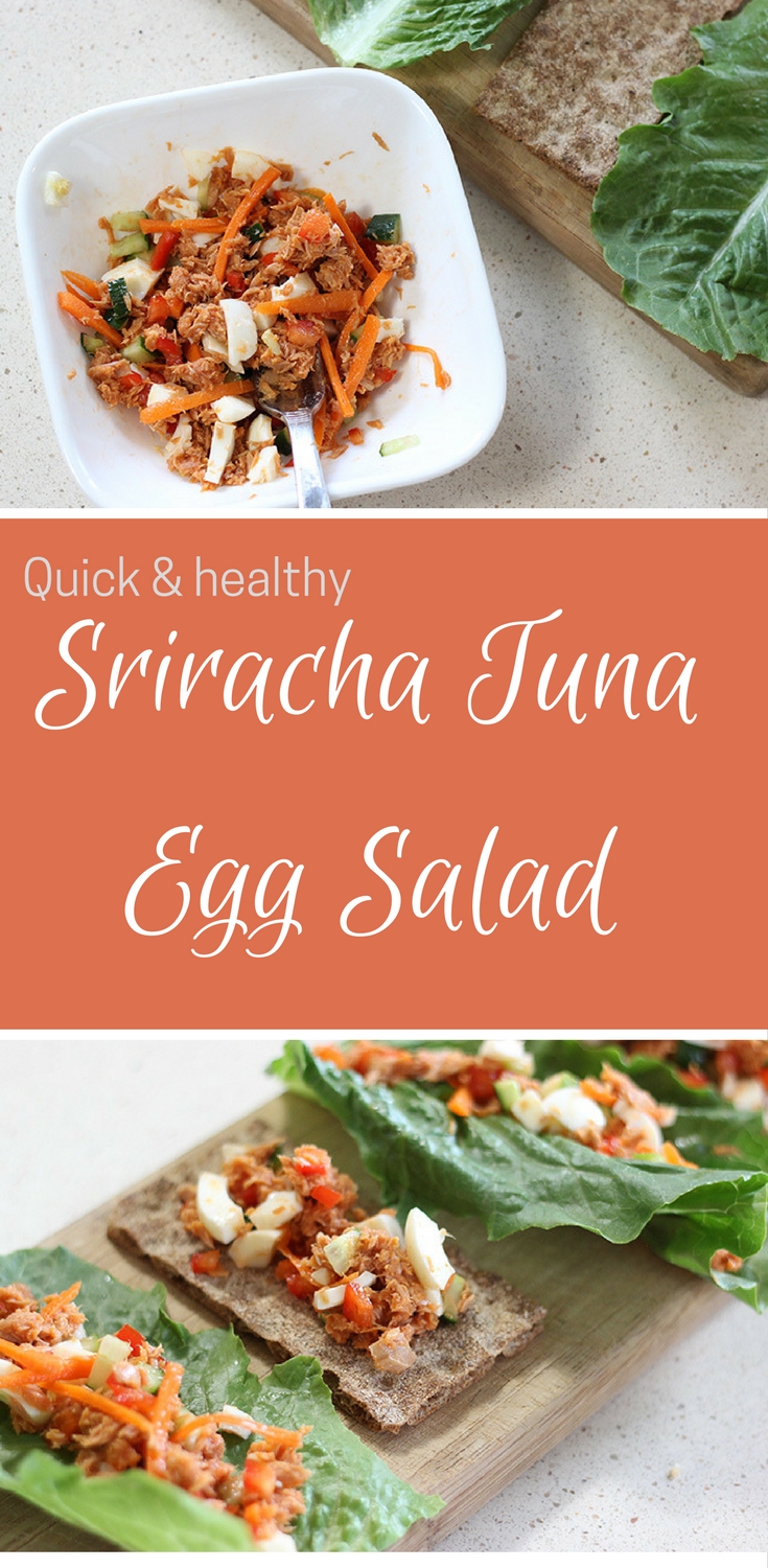 Spicing Up Lunch | Sriracha Tuna Egg Salad - Mommy Gone Healthy | A ...