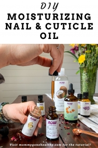 DIY moisturizing nail and cuticle oil