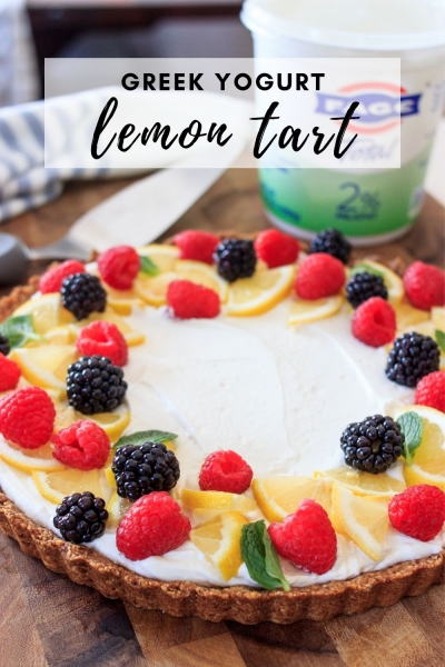 Lemon & Raspberry Yogurt Tart - Mommy Gone Healthy | A Lifestyle Blog ...