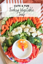 Playful Turkey Vegetable Tray - Mommy Gone Healthy | A Lifestyle Blog ...