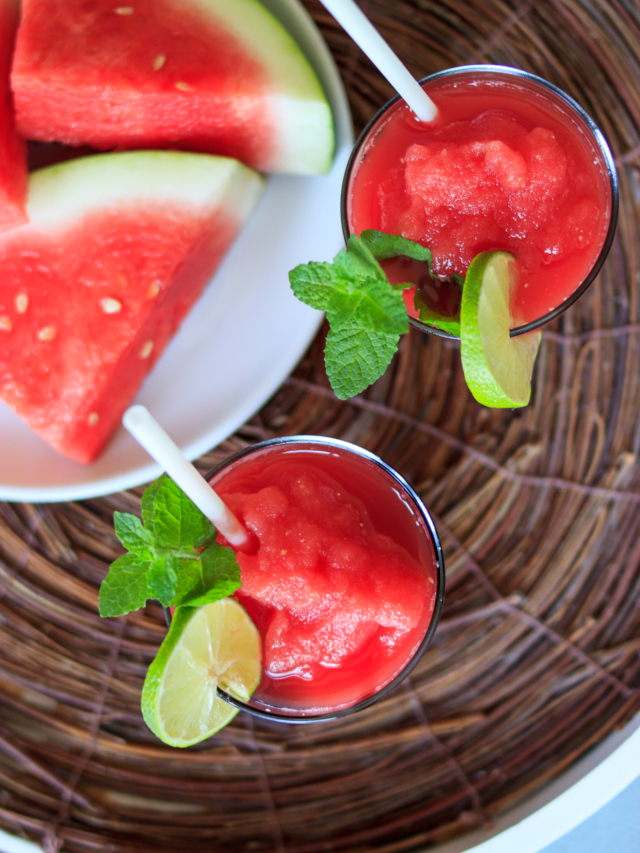Watermelon Lime Slushie Recipe