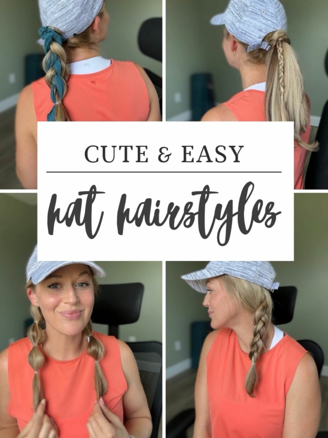 Cute & Easy Hat Hairstyles